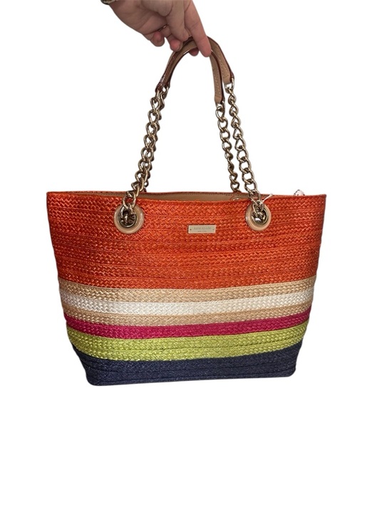 kate spade Handbags - Kate Spade New York Chelsea Market Striped Multi Color Tote Bag EUC